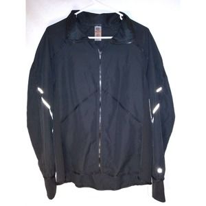 Champion Women's Athletic Jacket Medium Zip-up Black Lightweight Pocket Mesh